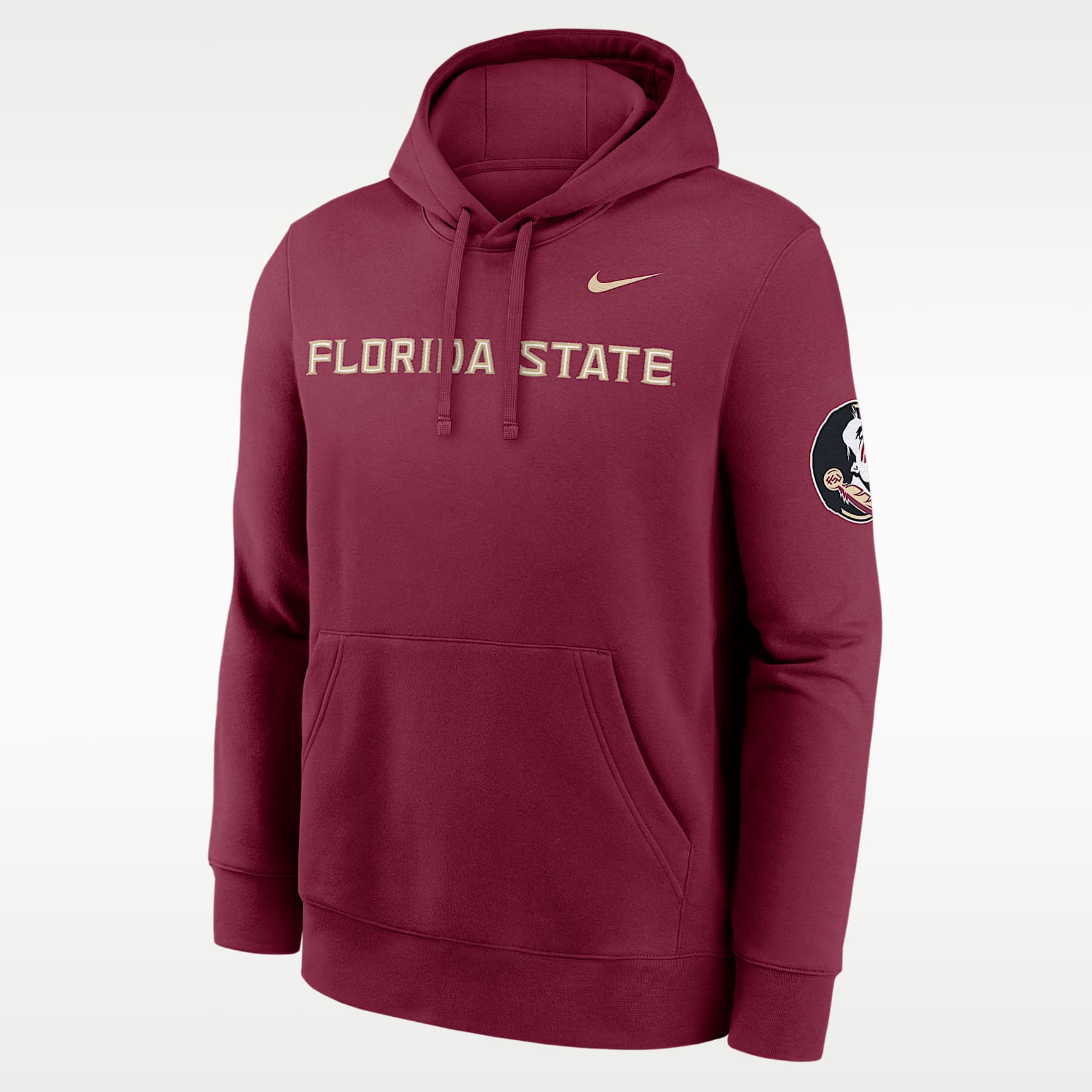 Florida State Sideline Club Men's Nike College Pullover Hoodie
